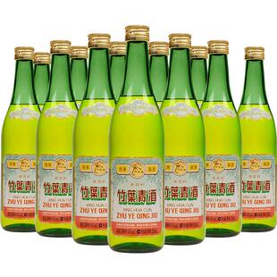 竹叶青酒山西杏花村汾酒传承竹45度500ml*12瓶复古版原厂整箱