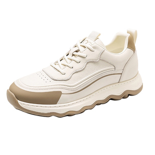 高哥内增高男鞋2026新款春潮流休闲鞋时尚百搭小白鞋男款增高鞋子