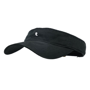 夏季户外遮阳空顶帽子男女韩版小r字母刺绣棒球帽复古无顶鸭舌帽