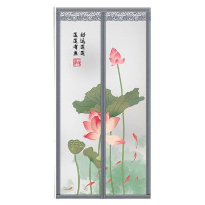 磨砂空调门帘免打孔防走冷气隔热