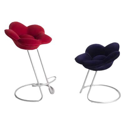 意式极简轻奢设计造型吧椅edra