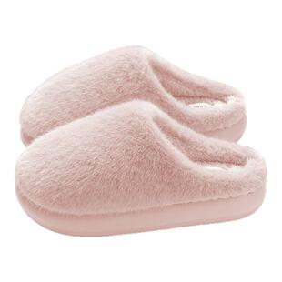 棉拖鞋女士厚底毛绒保暖秋冬季2025新款家居室内情侣毛拖鞋男冬天