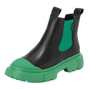 【运动皮鞋】奥康女鞋冬季新款厚底切尔西靴真皮时尚潮流短靴