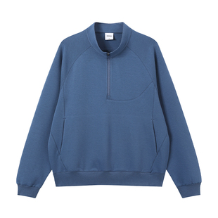 BENPANDA 休闲半拉链立领卫衣男宽松运动长袖上衣2026春季新款