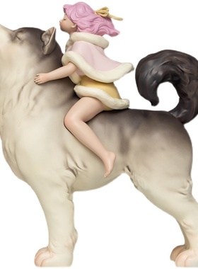 白夜童话追云结婚轻奢风桌面摆件