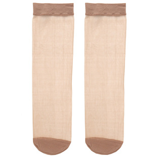 10双！VOCAL华高12D脚尖加厚加固超薄款水晶丝短袜丝袜肤色工作袜