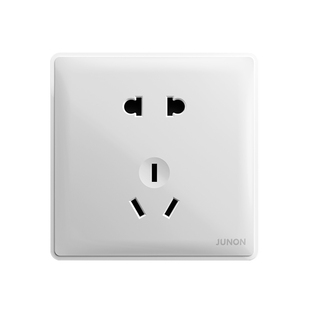 俊朗官方旗舰店 官网插座面板多孔开关面板五孔插座16A空调天环白