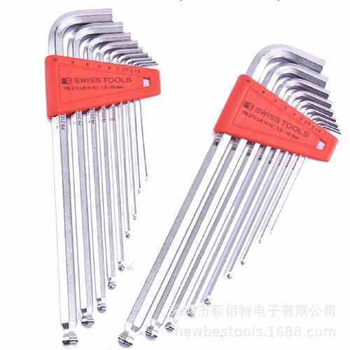 SWISS加长球头内六角扳手PB212LH-10L-wrenches六角匙HEXKEY