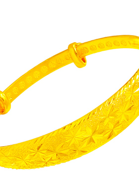 沙金拉伸龙凤仿真新娘风手镯