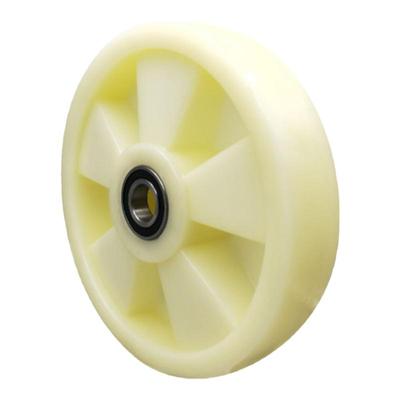 10寸尼龙推车轮8寸12寸耐磨脚轮纺织厂老虎车轮子双轴承拖车轱辘