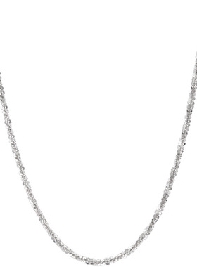 和钻一样闪出天际纯银细颈链颈链