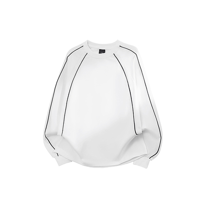 280G重磅纯棉长袖T恤圆领上衣