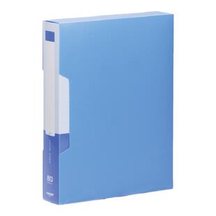 金得利 经典色资料册A4文件夹透明插页学生用试卷收纳册 报告夹20页40页CF30文具学生办公学校老师资料收纳册