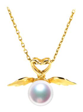 日本akoya珍珠天使项链