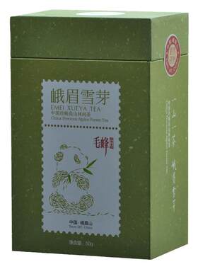 峨眉雪芽毛峰50克峨眉山绿茶
