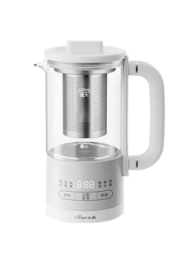 小熊养生壶办公室mini花茶壶玻璃