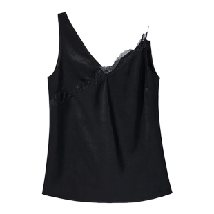 【商场同款】HPLY荷比俪秋季新款女蕾丝拼接不对称内搭吊带