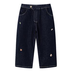 嫚熙童装牛仔裤春季儿童裤子2026新款休闲宽松婴儿百搭男女童长裤