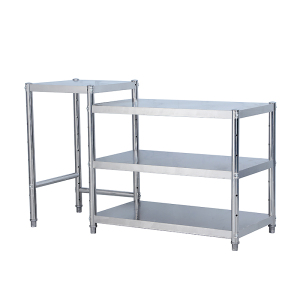 三层厨房不锈钢煤气灶置物架