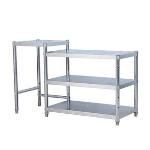 三层厨房不锈钢煤气灶液化气灶置物架落地收纳架燃气煤气罐灶台架