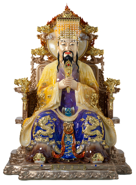 玉皇大帝王母娘娘家用神像摆件