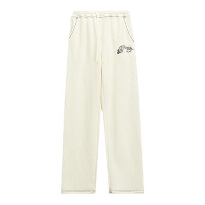 Ed Hardy埃德哈迪绗线潮牌宽松直筒百搭女士长裤宽松慵懒风休闲裤