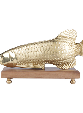 金龙鱼招财乔迁开业酒柜装饰品