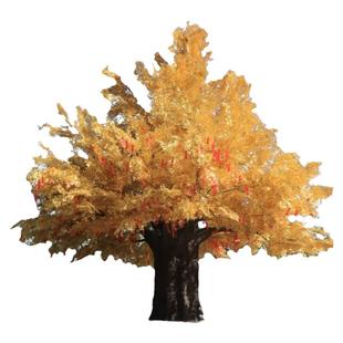 仿真金榕树黄金假树摇钱树景区许愿树招财树大型仿真绿植室内装饰