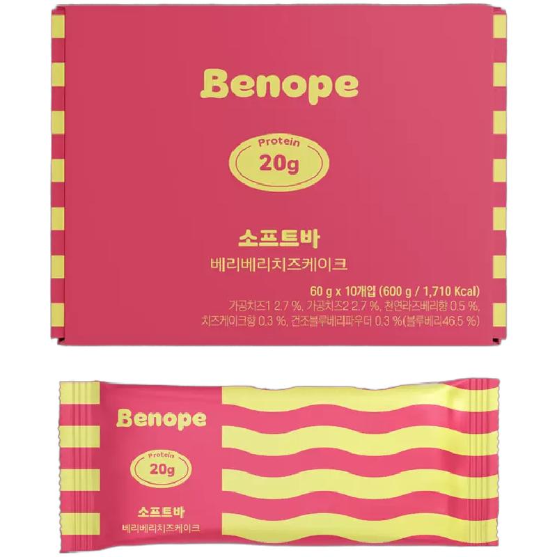 BENOPE贝诺夫蛋白棒饼干60g