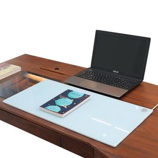 加大书桌钢化玻璃电热台板发热桌垫办公垫学生书写垫暖手宝加热板