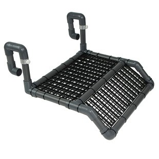 乌龟晒台爬台灰黑色低水位乌龟缸鱼缸浮岛晒背台草龟周转箱爬坡台