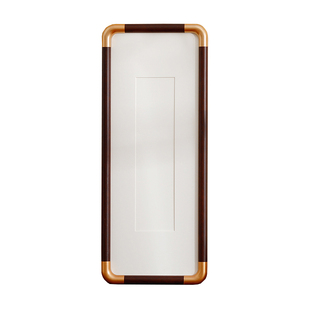 仿铜角实木书法相框定制细长条毛笔字画框装裱书签卡纸外框架挂墙