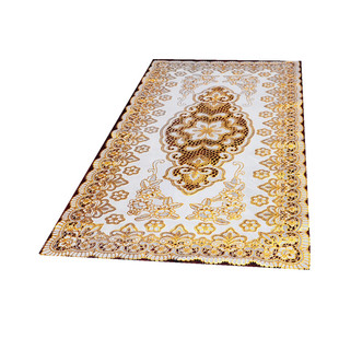 镂空茶几垫餐桌垫烫金垫PVC塑料桌布家用西餐厅用垫圆垫碗垫盘垫