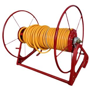 打药机绕管架喷雾管卷管器收管放管农用收纳盘缠管盘管手摇悬挂式