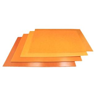 橙色电木板冷冲板绝缘板薄板刀版模切机垫板橘红色刀模胶木片加工