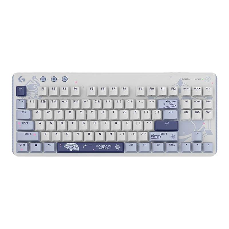 罗技G517原神联名无线游戏键盘神里绫华定制款蓝牙三模电竞热插拔