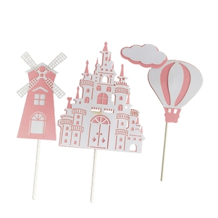 中式宝宝生日蛋糕装饰醒狮周岁快乐舞狮摆件老虎热卖中国风小插牌