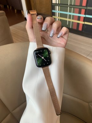 适用于applewatch苹果表带iwatch765432SE金属表带不锈钢商务男女