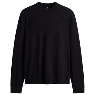 HM男装毛衣春季男装标准版型羊毛套衫1287985