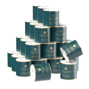 漫花大卷纸家用纸巾原木加厚五层