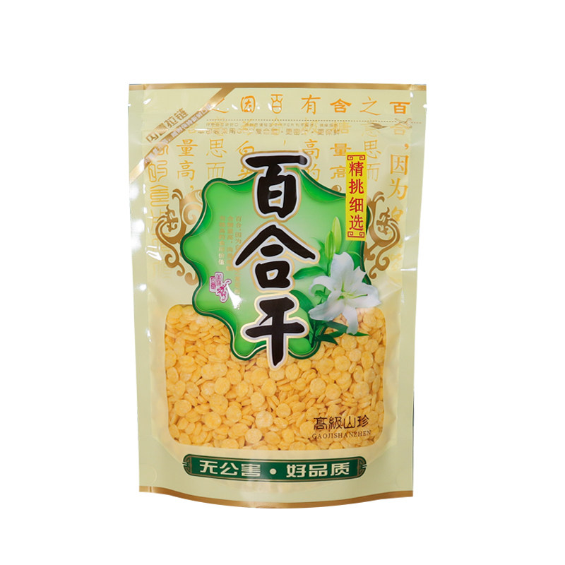 百合干自封包装袋子250g500g