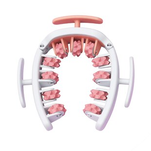 腿部按摩器滚轮环形夹放松大腿小腿肌肉神器多功能运动按摩轮