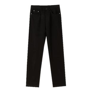 春秋加长版黑色牛仔裤 男修身高个子190cm青少年中年男士裤子2580