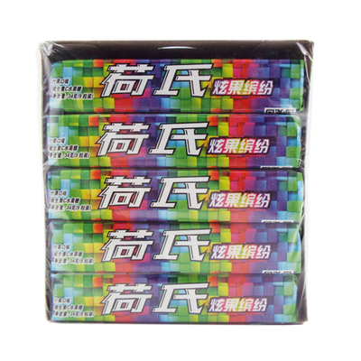 荷氏薄荷清凉糖午夜风暴特强提神学生口香糖何氏零食糖果20条整盒