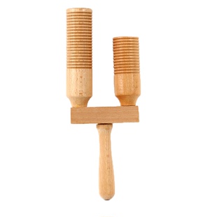 奥尔夫打击乐器橡木高中低音梆子刮棒刮胡鱼蛙幼儿园小学成人教具