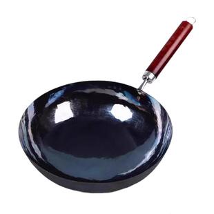 章丘老聂家炒菜锅老式铁锅纯正锤打家用官方旗舰手工锻打不粘锅