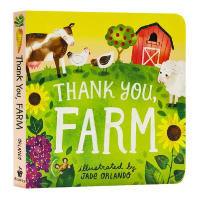 谢谢你农场英文原版彩色插画