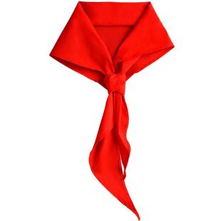 新国标红领巾小学生纯棉100%通用一二年级三四1米初中生大号1.2米加厚短款桑蚕丝儿童少先队员全棉小号不掉色