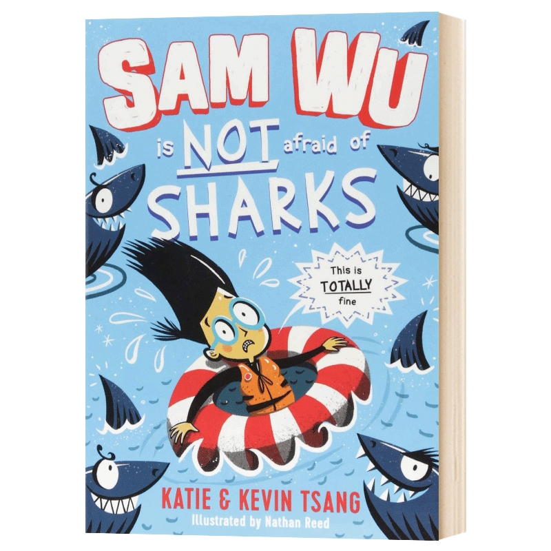 华研原版 山姆不怕鲨鱼 英文原版 Sam Wu is NOT Afraid of Sharks 儿童英语章节桥梁书 校园霸凌 青少年课外读物 英文版进口书籍