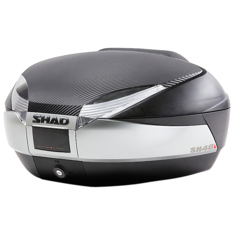 士雅的摩托车后备箱SHAD夏德SH48通用尾箱防水光阳三阳九妹边箱